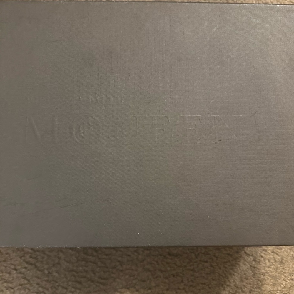Alexander McQueen. Size 36.5. Box & dust bags. Black.